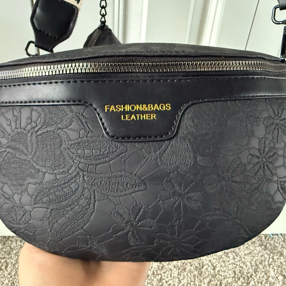 Black Leather Women's Bag